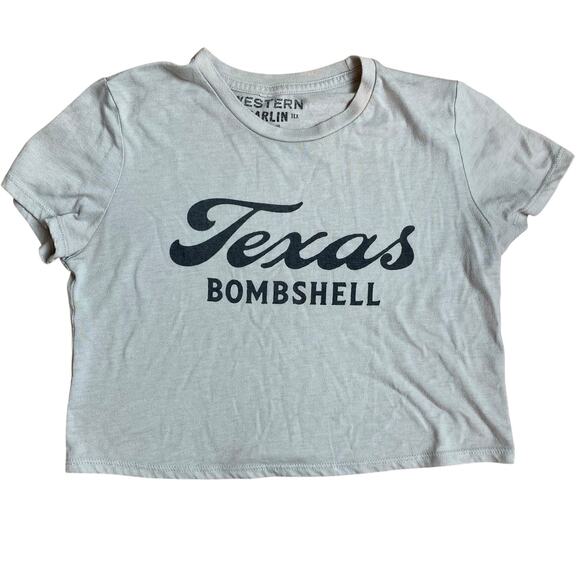 Texas Bombshell Crop Top Shirt Eat Your Heart Out Small - Picture 1 of 4